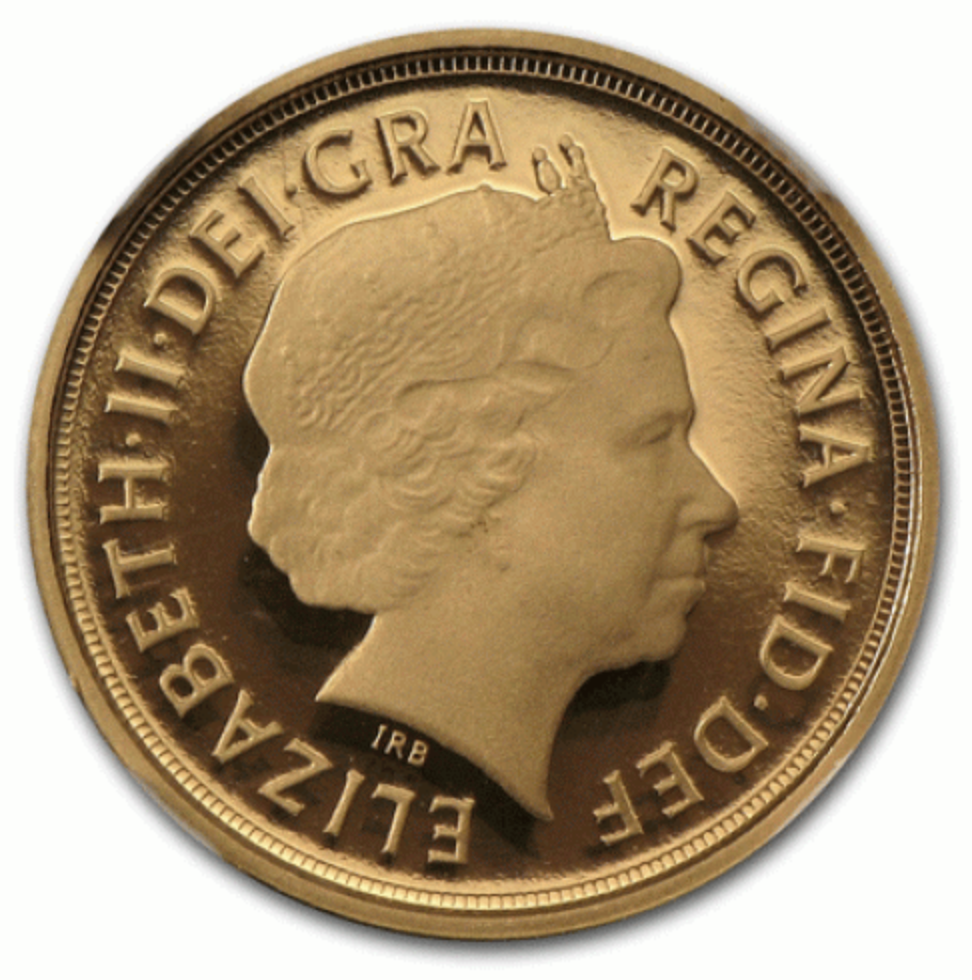 UK 1/4 Libra (Sovereign) Elizabeth II 2009 Ouro 