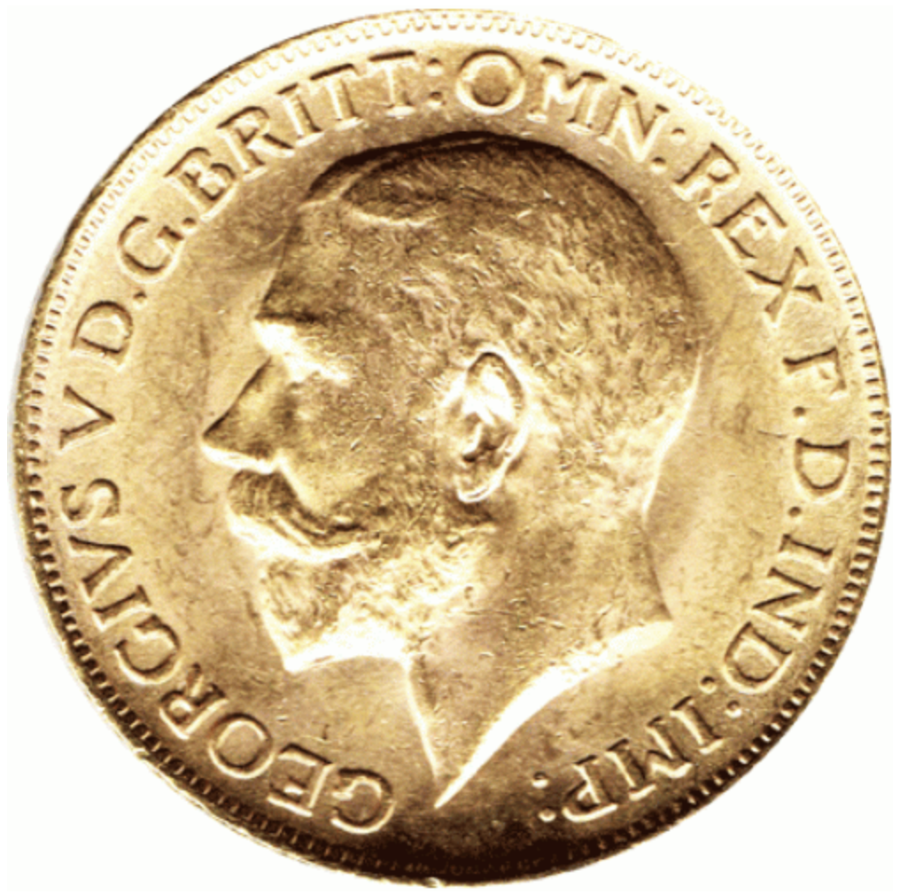 UK 1/2 Libra (Sovereign) Jorge V