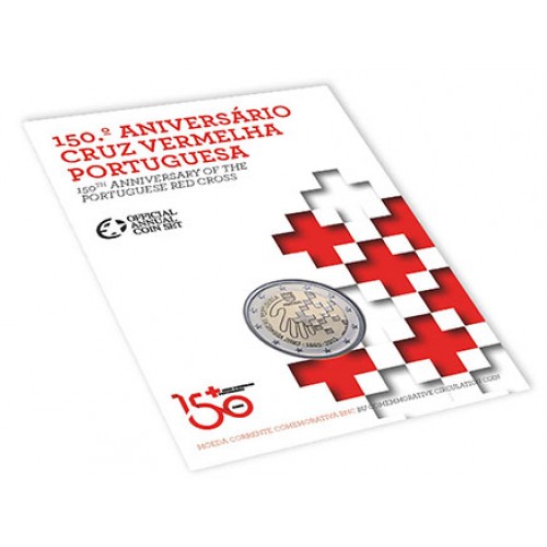 Portugal 2€ 150 anos da Cruz Vermelha 2015 BNC