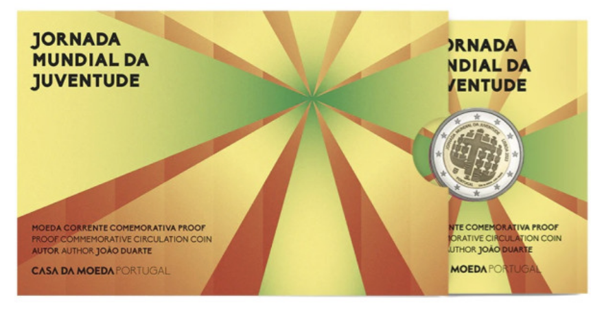 Portugal 2€ Jornada Mundial da Juventude 2023 Proof 