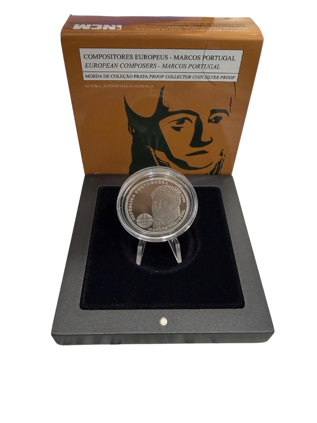 Portugal 2,50€ Marcos de Portugal 2014 Prata Proof