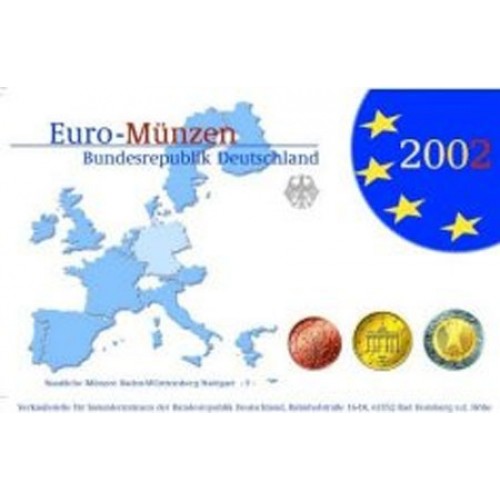 Alemanha Série Anual Proof 2002 - Letra F