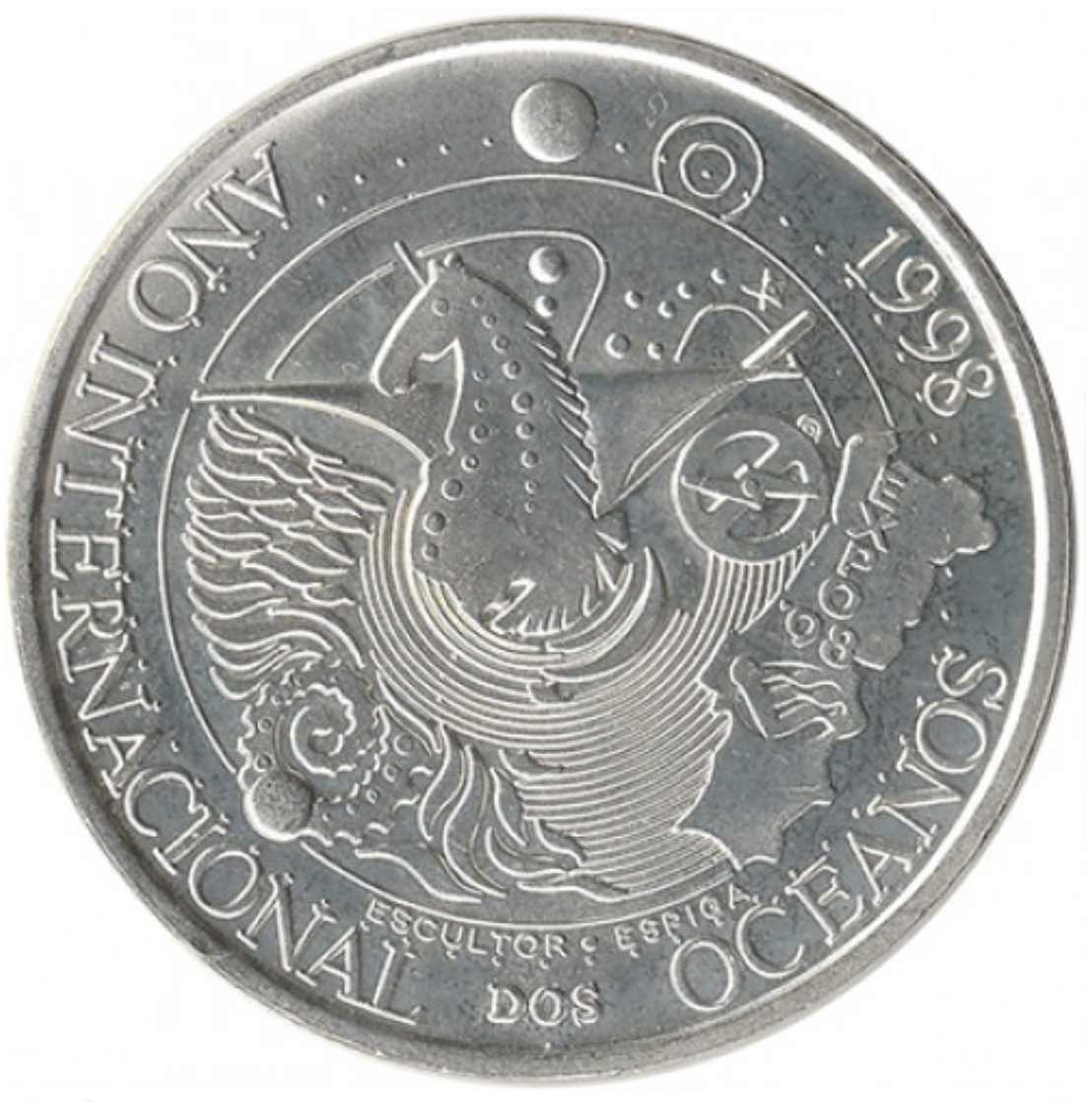 Portugal 1000$00 Ano Internacional dos Oceanos 1998