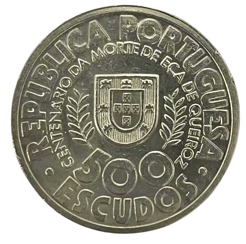 Portugal 500$00 Centenário da Morte de Eça de Queiroz 2000