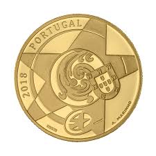 Portugal 5€ O Barroco Ouro Proof 2018