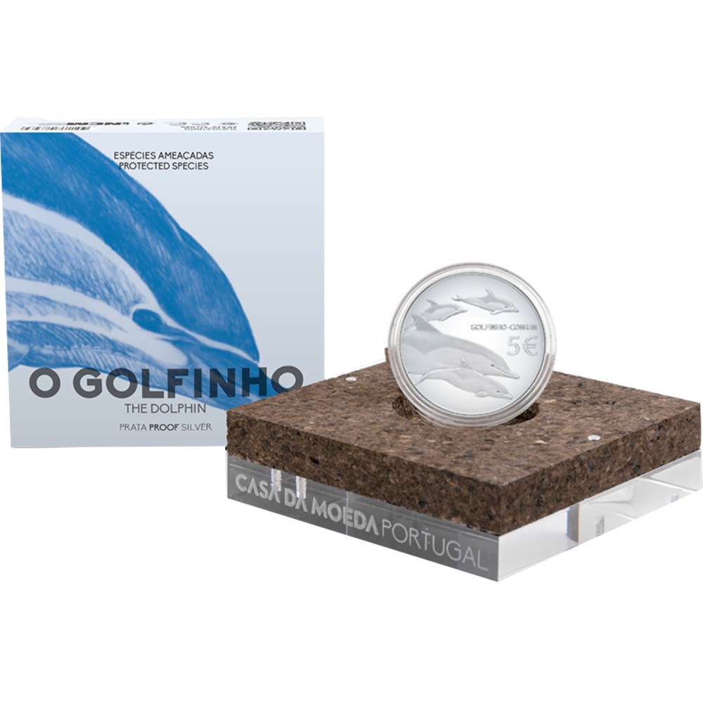 Portugal 5€ O Golfinho Prata Proof 2020