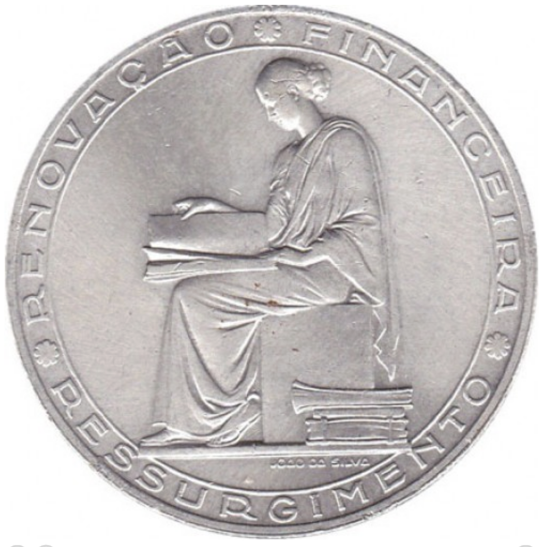 Portugal 20$00 Renovação Financiera 1953
