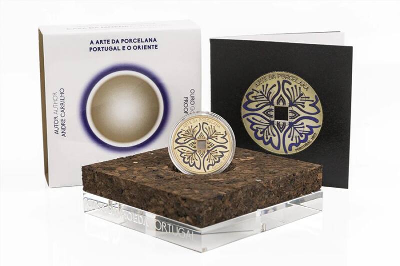 Portugal 5€ Arte e Porcelana Ouro Proof 2022