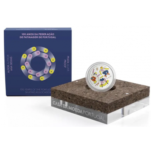Portugal 5€ Patinagem Prata Proof 2024