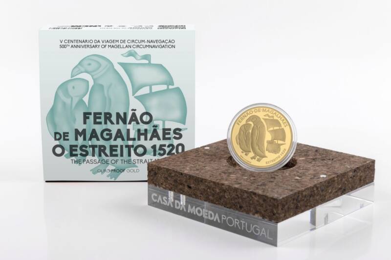 Portugal 7,50€ Fernão de Magalhães - Estreito Ouro Proof 2020
