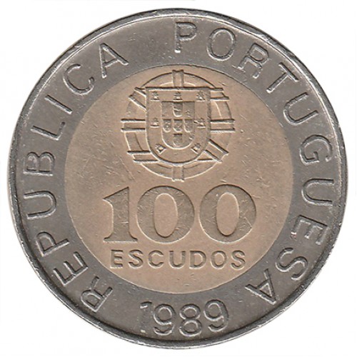 Portugal 100$00 1989 
