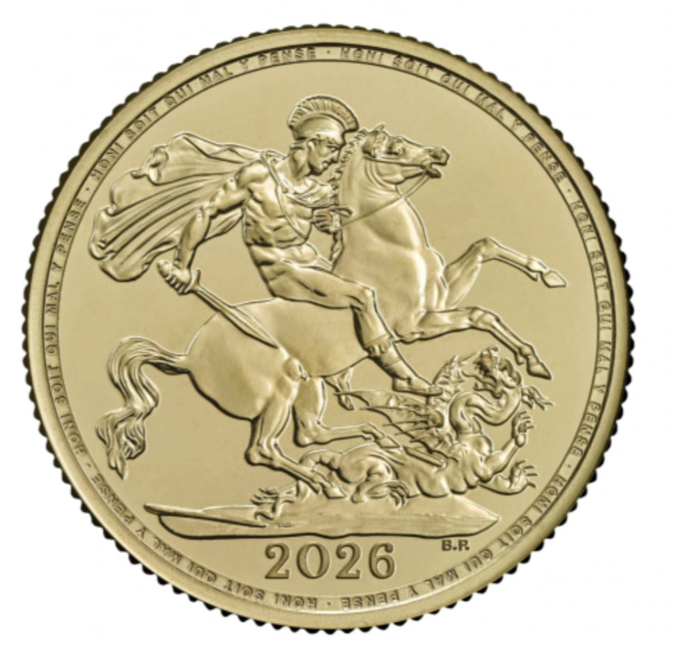 UK Libra (Sovereign) Carlos III 2026 Ouro 