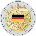 Alemanha 2€ 35 Anos Programa Erasmus 2022