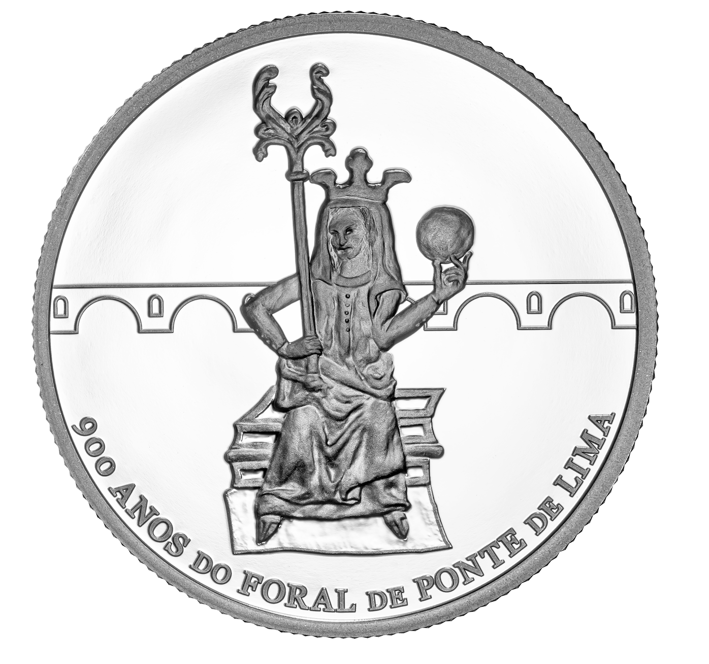 Portugal 7,50€ 900 Ano do Foral de Ponte de Lima 2025 Proof
