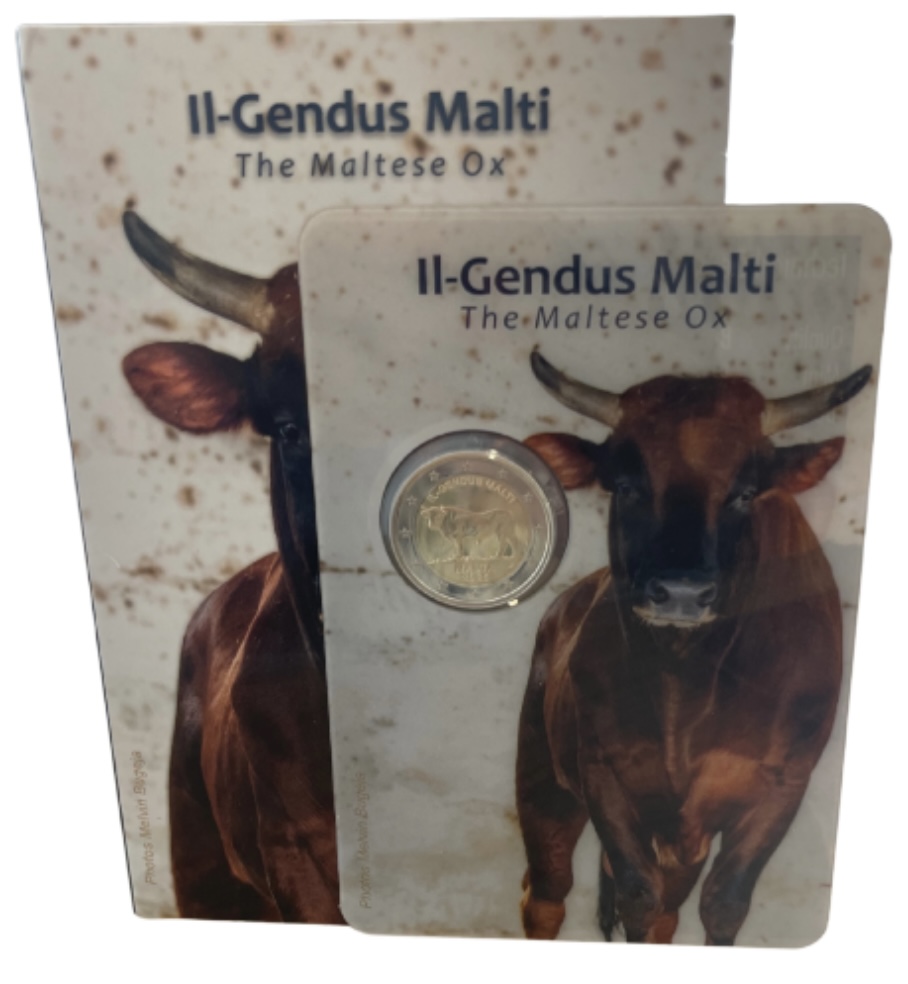 Malta 2€ Touro Maltês  Coincard 2025