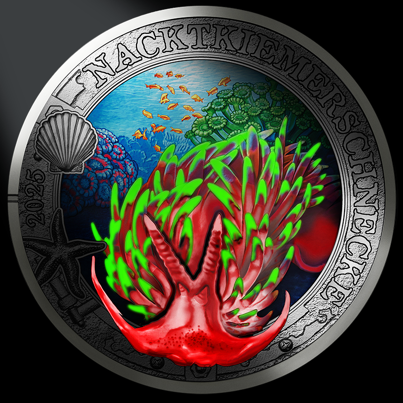 Austria 3€ (Nudibrânquios) 2025 CN