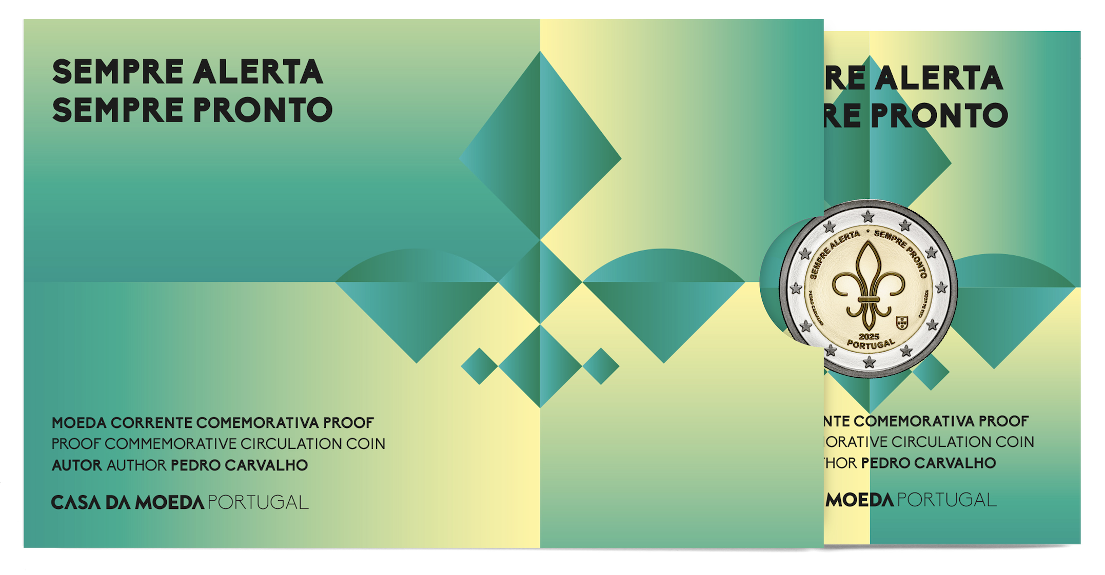 Portugal 2€ Sempre Alerta, Sempre Pronto Proof 2025 