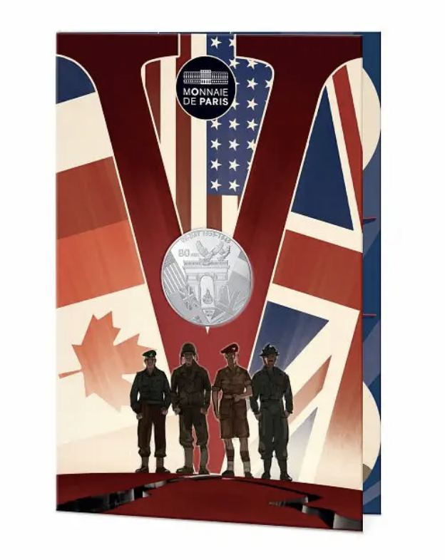França 10€ 80 Anos VE-DAY 2025
