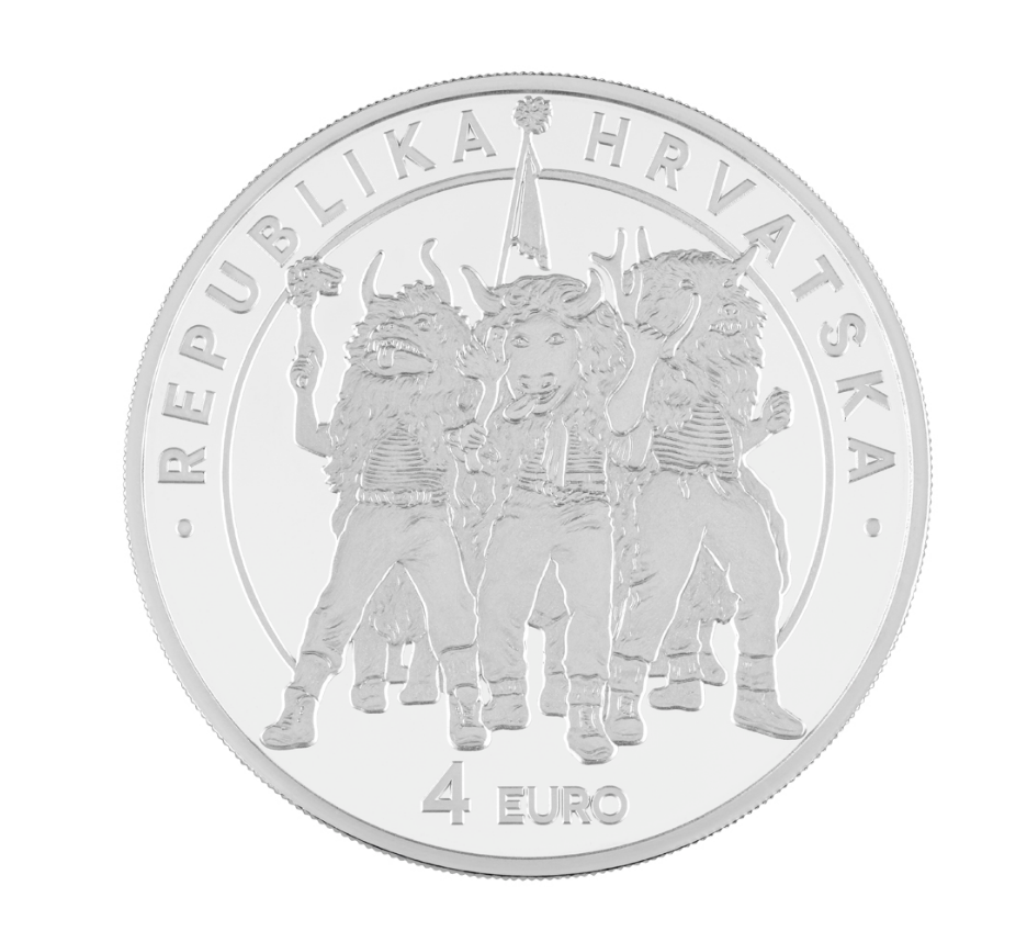 Croácia 4€ Halubje Bell Ring Proof 2025