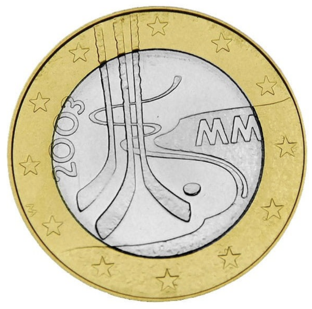 Finlândia 5€ Hoquei no Gelo 2003