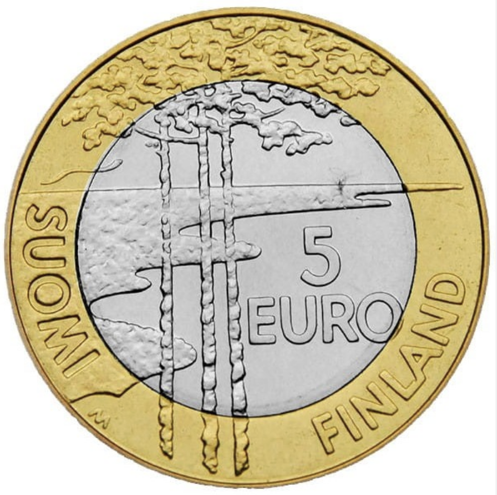 Finlândia 5€ Hoquei no Gelo 2003