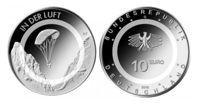 Alemanha 10€ On Air Letra A 2019 