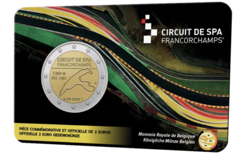 Belgica 2€ Circuito Spa-Francorchamps - FR 2025
