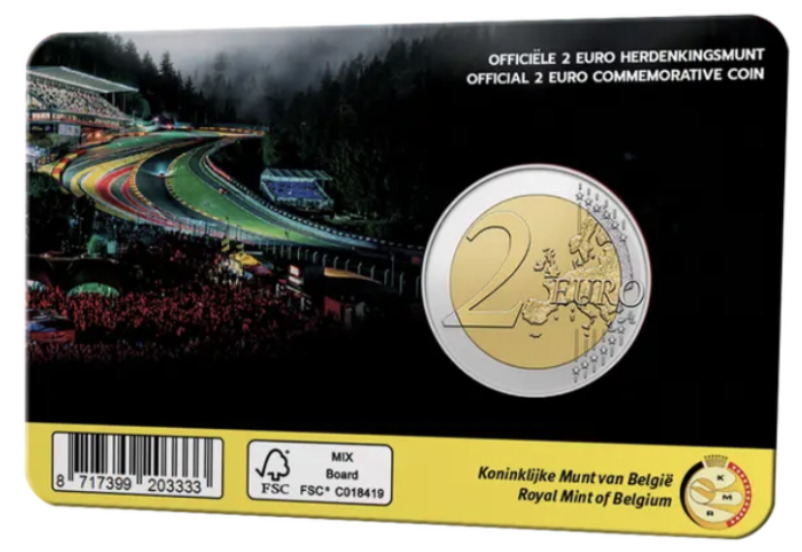 Belgica 2€ Circuito Spa-Francorchamps - FR 2025