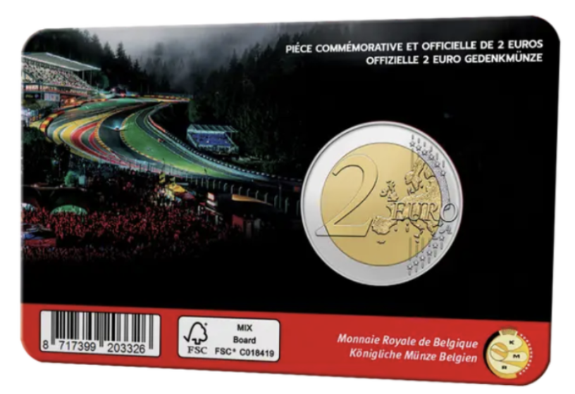 Belgica 2€ Circuito Spa-Francorchamps - NL 2025 