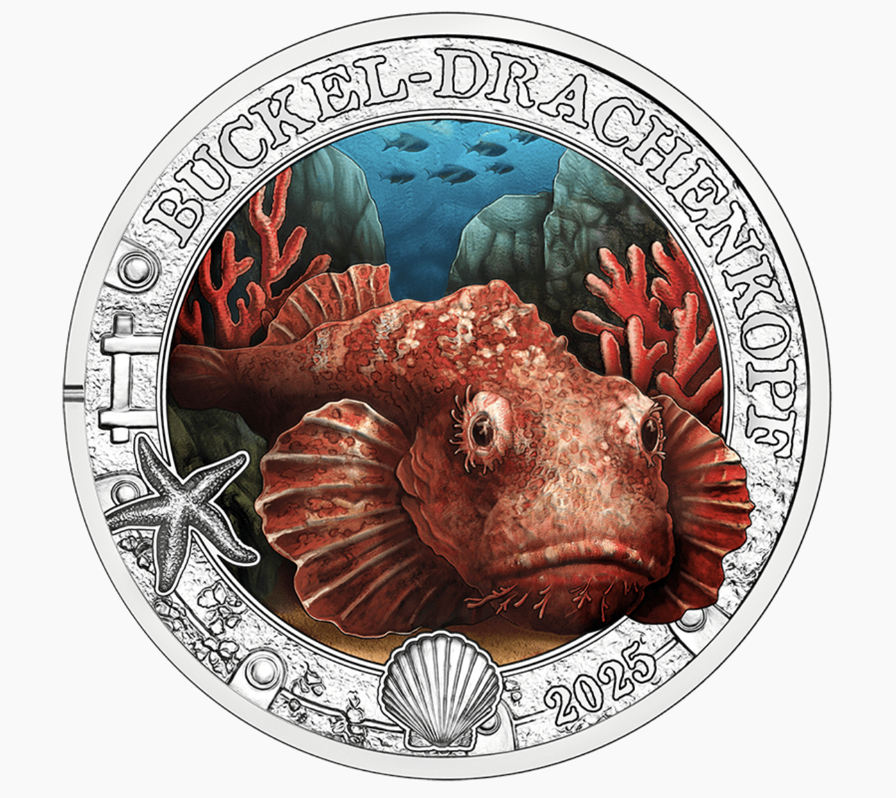 Áustria 3€ Peixe Escorpião 2025