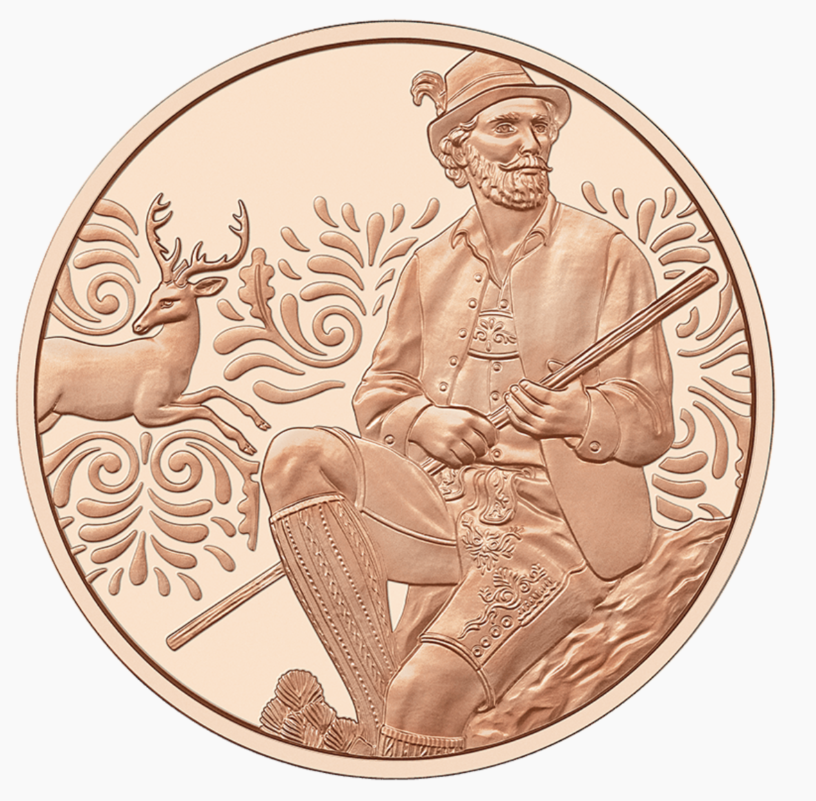 Áustria 10€ Leather 2025