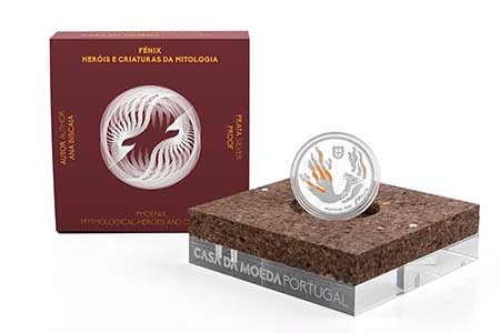 Portugal 5€ Fénix — Heróis e Criaturas da Mitologia (Prata Proof) 2025