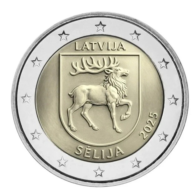 Letónia 2€ Selónia 2025