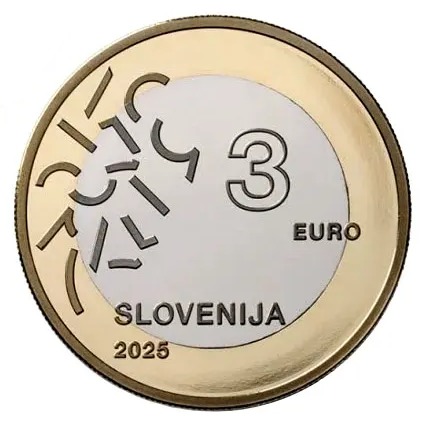 Eslovénia 3€ Cidade Nova Gorica 2025