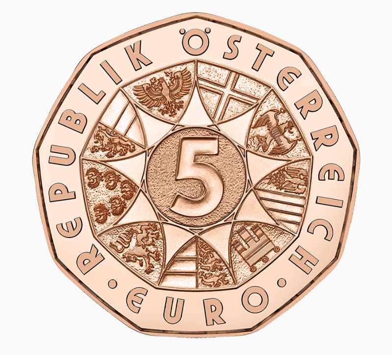 Áustria 5€ Saltar de Alegria (Ano Novo)  2026