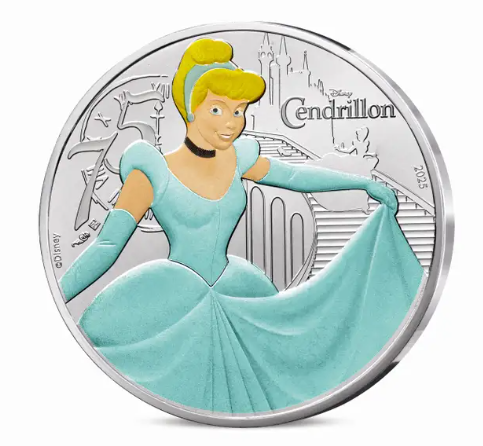 França 10€ Clássicos Disney - Cinderela 2025