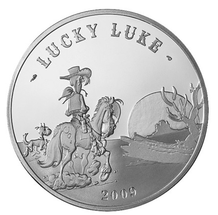 França 10€ Lucky Luke 2009