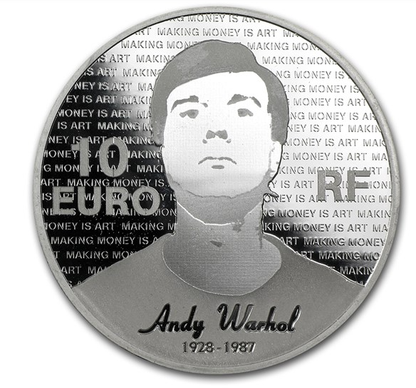 França 10€ Andy Warhol 2011