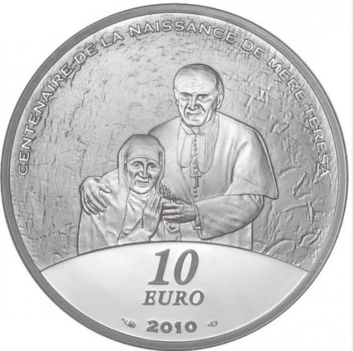 França 10€  Madre Teresa 2010