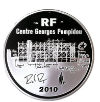 França 10€ Centro Pompidou 2010