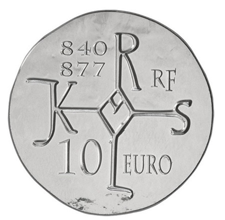 França 10€ Charles Le Chauve 2011