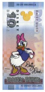 Nota 10 Disney Dolar Daisy Duck 2025
