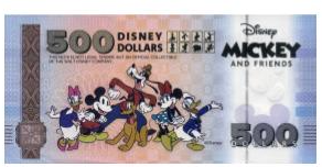 Nota 500 Disney Dolar Beagle Boys 2025