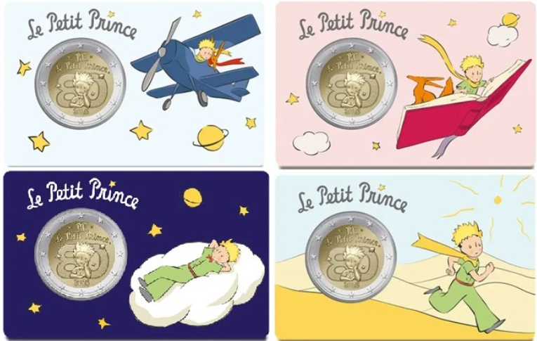 França 2€ Principezinho 2026 - Coincard Aleatorio