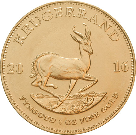 África do Sul Krugerrand 2016 ouro