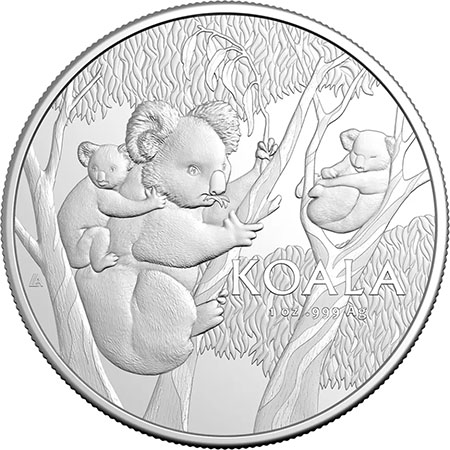 Austrália 1 Dollar Koala( 1oz Prata) 2026
