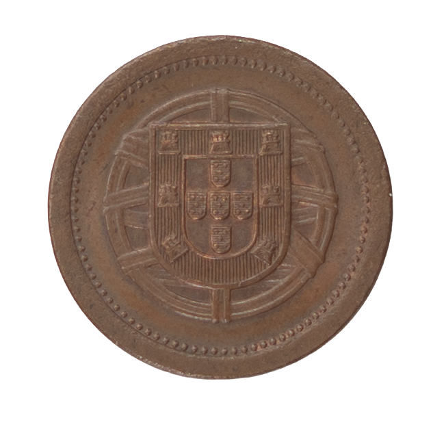 Portugal 5 Centavos 1922 Bronze