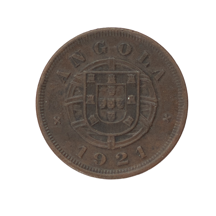 Angola 5 centavos 1921 Bronze