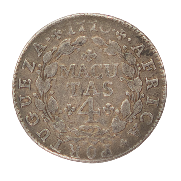 Angola D. José I 4 Macutas 1770 Prata
