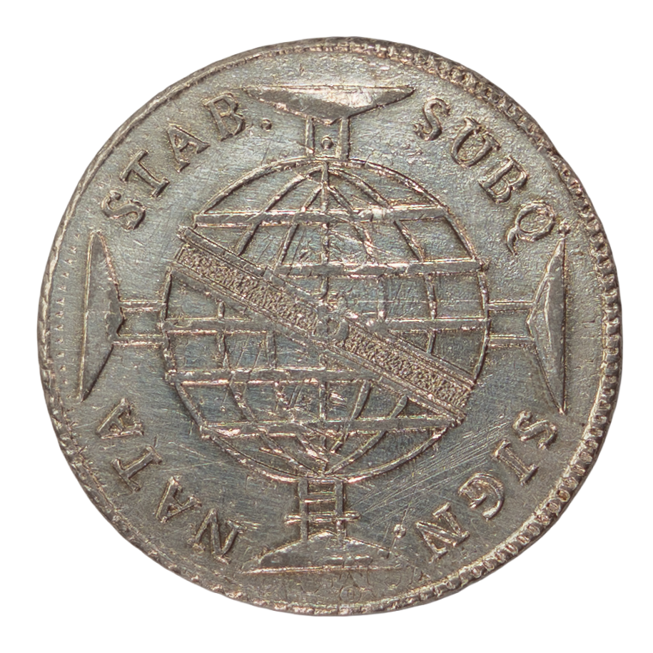 Brasil D. João P. Regente  960 Réis 1816 Bahía (Recunho S/8 Reales) Prata